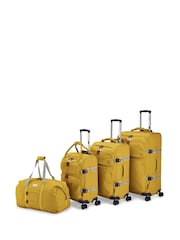 Joules Yellow Coast Large 4W Trolley Case - Image 4 of 5