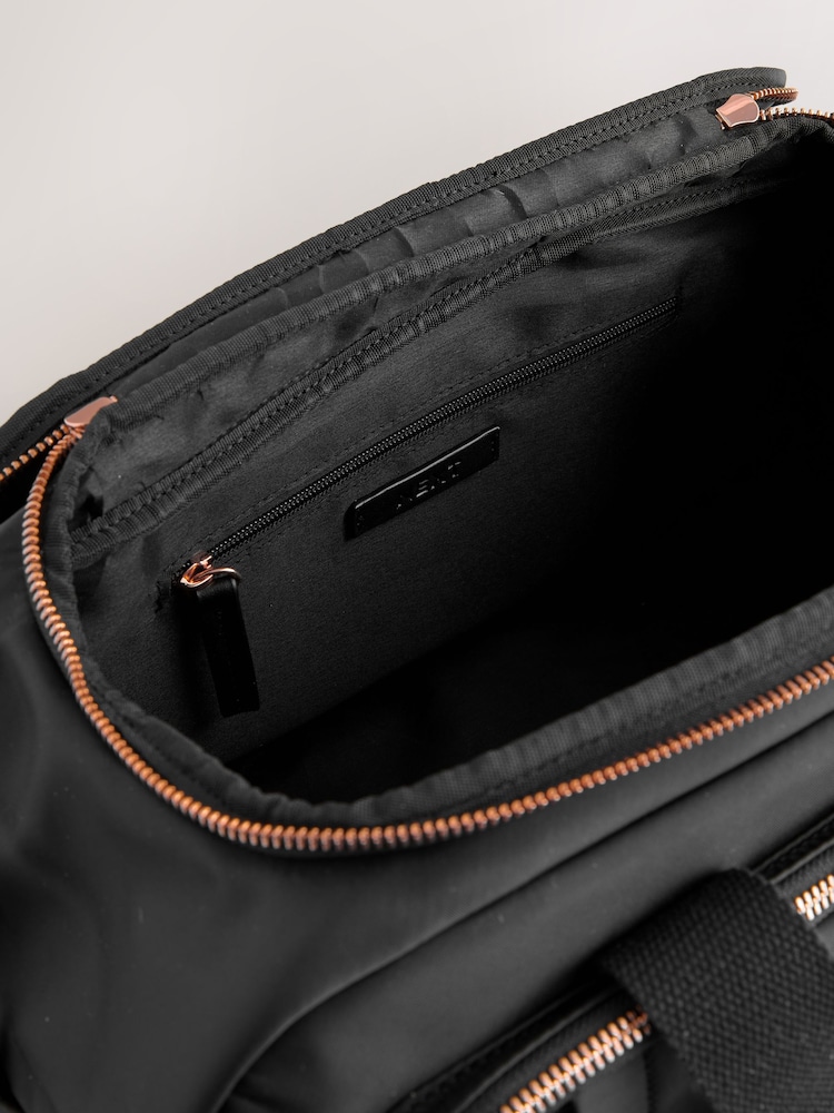 Black Nylon Cabin Bag - Image 2 of 4