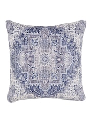 Origin Rug Collection. Blue Washable Garda Cushion - Image 2 of 4