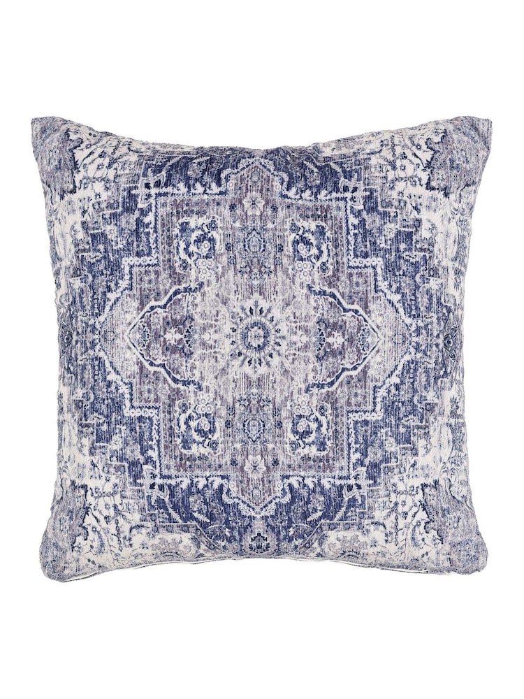 Origin Rug Collection. Blue Washable Garda Cushion - Image 2 of 4