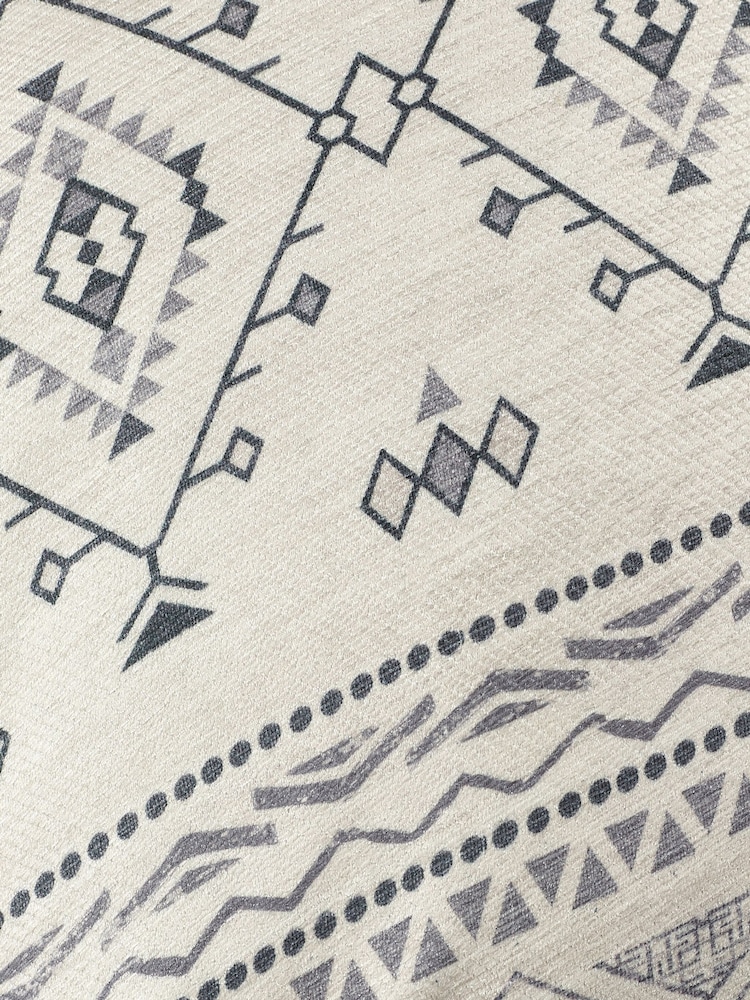 Origin Rug Collection. White Washable Nomad Cushion - Image 4 of 4