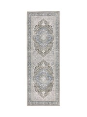 Origin Rug Collection. Cream Washable Oakham Runner - Image 2 of 5