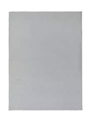Origin Rug Collection. Grey Washable Faux Fur Rug - Image 5 of 5