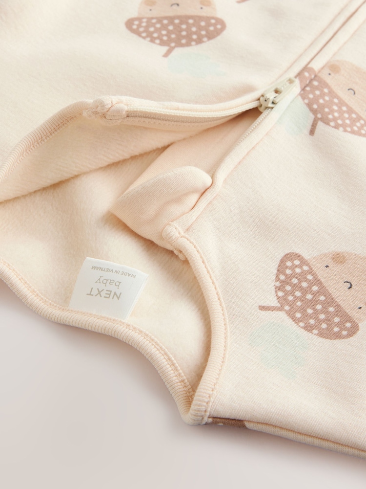 Neutral Baby Two Way Zip Fleece Lined Sleepsuit - Image 6 of 6 Neutral Baby Two Way Zip Fleece Lined Sleepsuit - Image 6 of 6