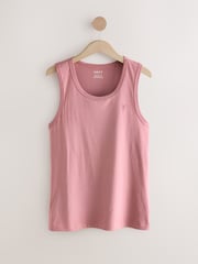 Ecru/Blue/Green/Pink - Набор из 4 маек из 100% хлопка (стандартный крой) - Image 4 of 7