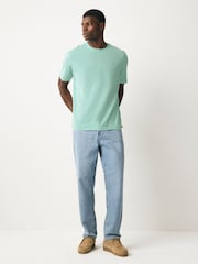 White/Mint Green/Blue/Pink - Обычный крой - 100% Хлопковая футболка 4 набор - Image 6 of 7