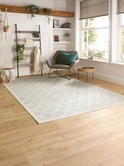 Origin Rug Collection. Cream Washable Chateau Rug - Image 1 of 5