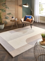Origins Cream Bauhaus Graphic Rug - Image 1 of 6