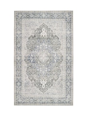 Origin Rug Collection. Cream Washable Oakham Rug - Image 2 of 5