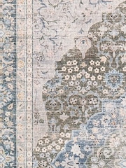 Origin Rug Collection. Cream Washable Oakham Rug - Image 4 of 5