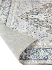 Origin Rug Collection. Cream Washable Oakham Rug - Image 5 of 5