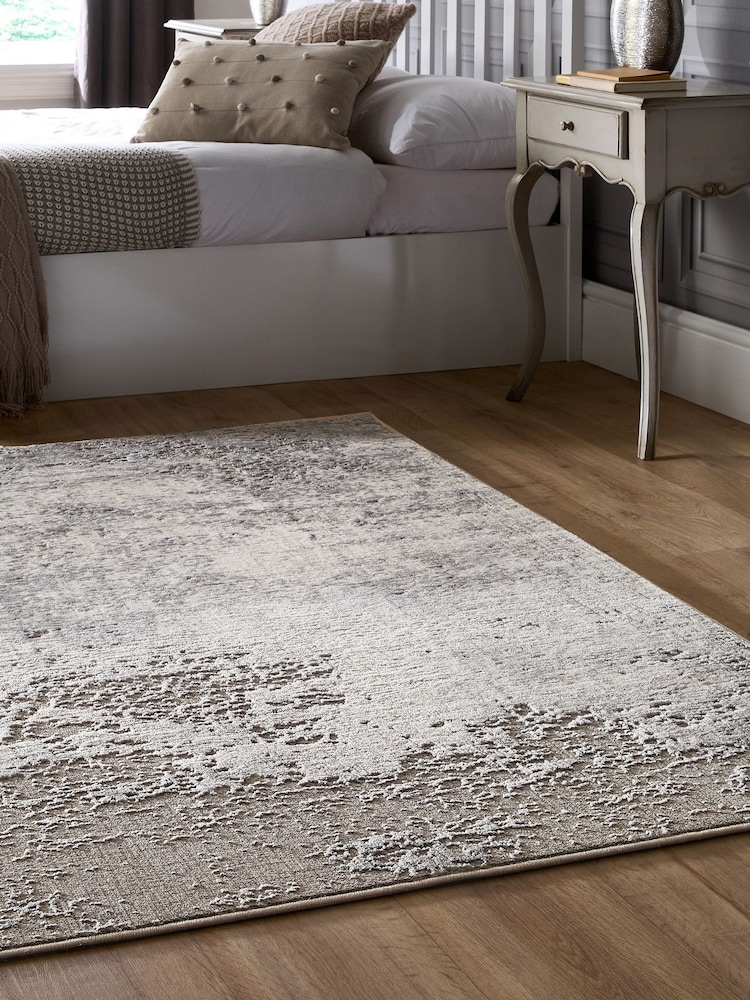 Origin Rug Collection. Grey Easy Care Poetic Reflection Rug - Image 2 of 6