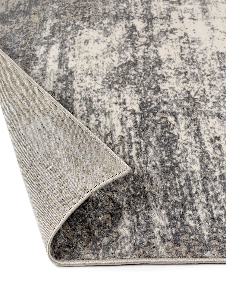 Origin Rug Collection. Grey Easy Care Poetic Reflection Rug - Image 6 of 6