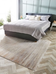 Origin Rug Collection. Brown Easy Care Bevel Rug - Image 1 of 5