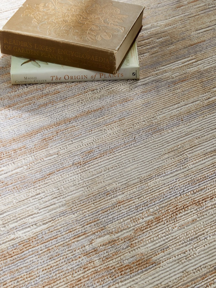 Origin Rug Collection. Brown Easy Care Bevel Rug - Image 2 of 5