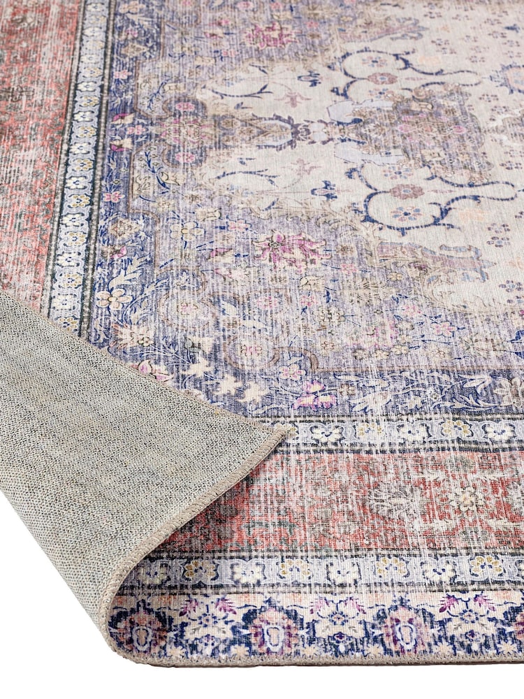 Origin Rug Collection. Pink Washable Croft Rug - Image 2 of 4