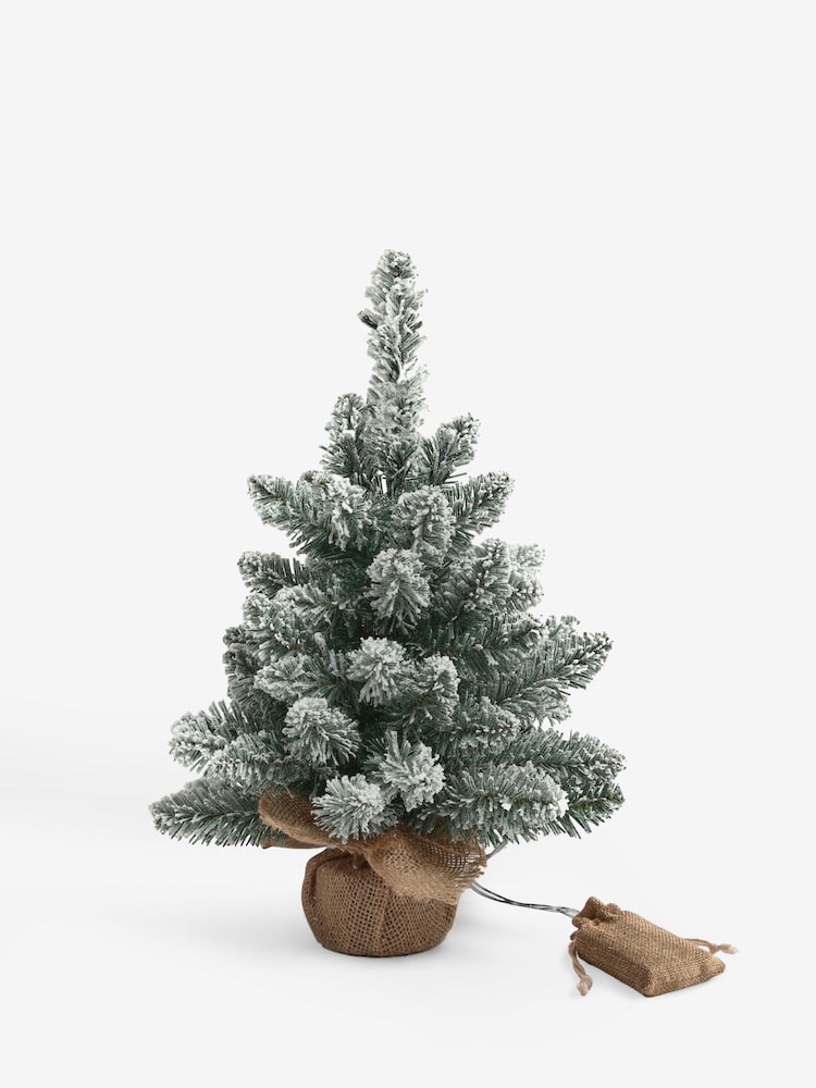 White 1.5ft Alpine Snowy Pre Lit Christmas Tree - Image 6 of 6 White 1.5ft Alpine Snowy Pre Lit Christmas Tree - Image 6 of 6