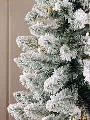 White 3ft Alpine Snowy Pre Lit Christmas Tree - Image 4 of 6
