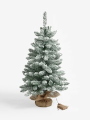White 3ft Alpine Snowy Pre Lit Christmas Tree - Image 7 of 7