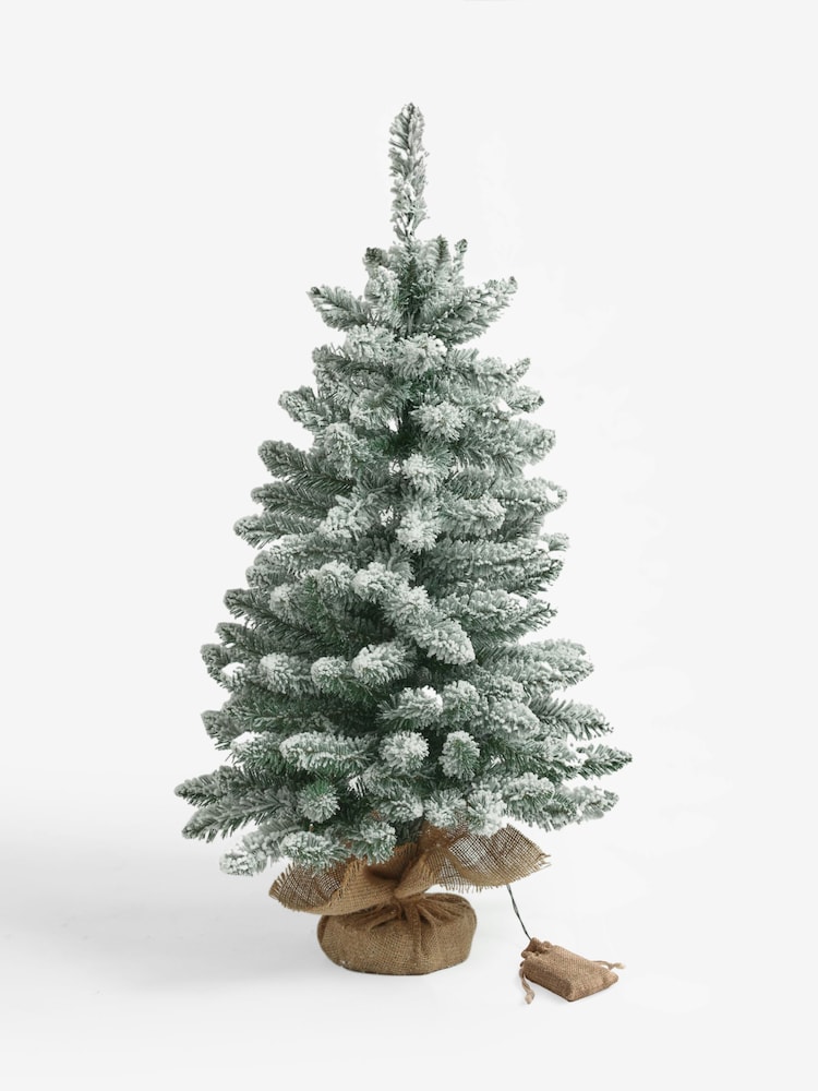 White 3ft Alpine Snowy Pre Lit Christmas Tree - Image 7 of 7