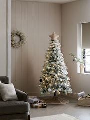 White 6ft Alpine Snowy Pre Lit Christmas Tree - Image 1 of 6