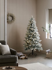White 6ft Alpine Snowy Pre Lit Christmas Tree - Image 2 of 6