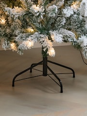 White 6ft Alpine Snowy Pre Lit Christmas Tree - Image 3 of 6