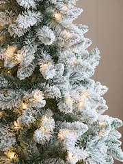 White 6ft Alpine Snowy Pre Lit Christmas Tree - Image 4 of 6