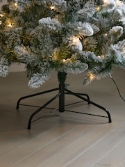White 7ft Alpine Snowy Pre Lit Christmas Tree - Image 2 of 5