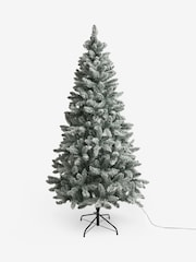 White 7ft Alpine Snowy Pre Lit Christmas Tree - Image 5 of 5