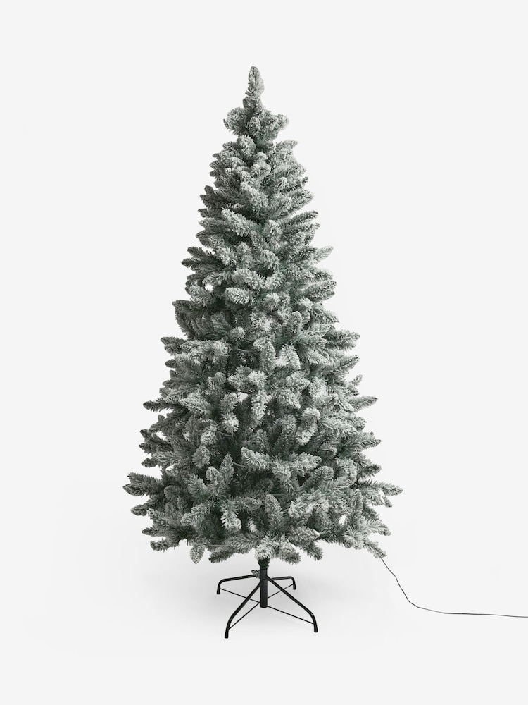 White 7ft Alpine Snowy Pre Lit Christmas Tree - Image 5 of 5