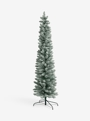 White 7ft Slim Alpine Snowy Pre Lit Christmas Tree - Image 5 of 5