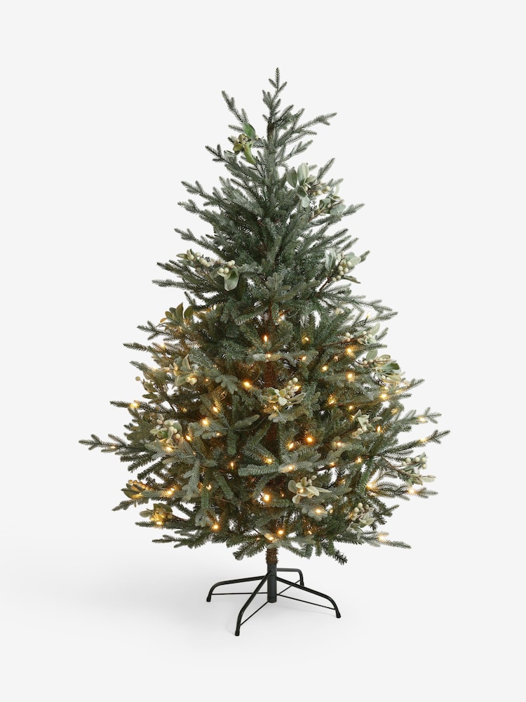 White Collection Luxe Frosty 6ft Pre Lit Christmas Tree - Image 1 of 2