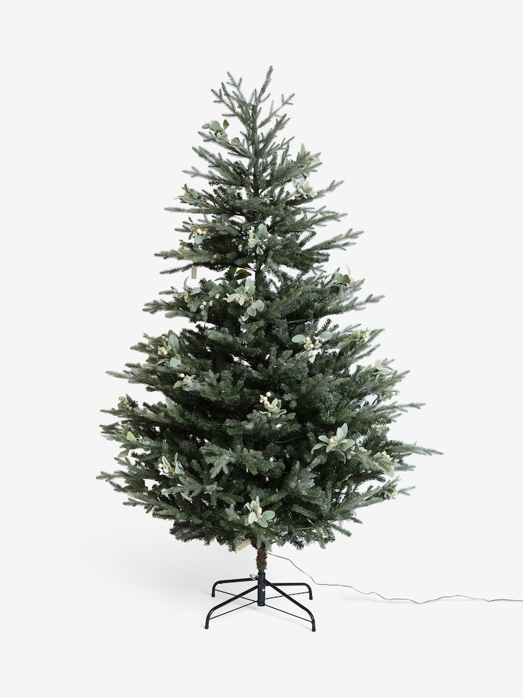 White Collection Luxe Frosty 7ft Pre Lit Christmas Tree - Image 2 of 2