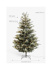 Collection Luxe Frosty 7ft Pre Lit Christmas Tree - Image 5 of 5