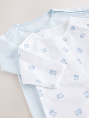 Blue Baby Premature Sleepsuit Set 6 Piece (0-0mths) - Image 3 of 4