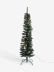 Green Forest Pine Pre Lit 6ft Slim Christmas Tree - Image 1 of 2