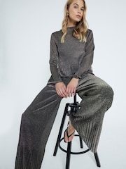 River Island Plisse Evazat Pantaloni - Image 2 of 6
