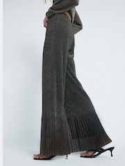 River Island Plisse Evazat Pantaloni - Image 3 of 6