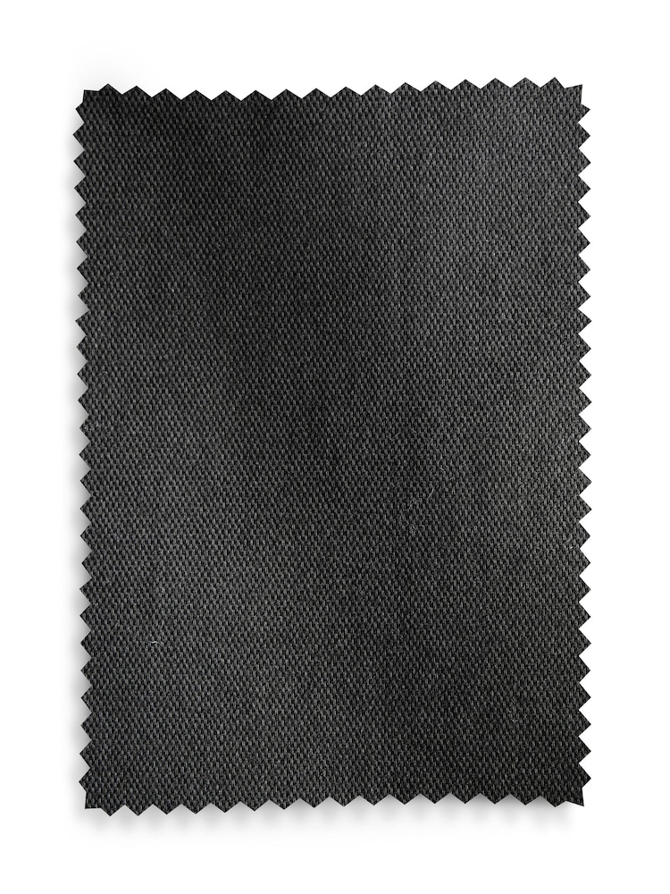 Black Ready Made Blackout Cotton Roman Blinds - Image 7 of 7