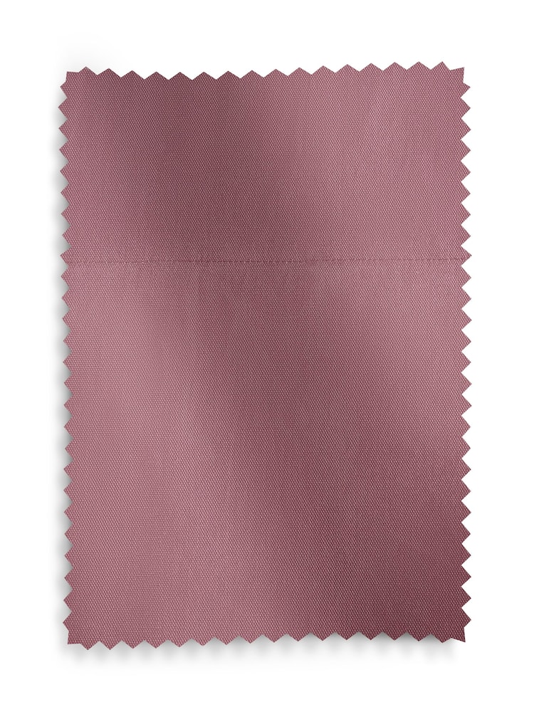 Pink Mauve Ready Made Blackout Cotton Roman Blinds - Image 8 of 8
