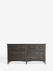 Dark Brown Oakham Oak Effect 8 Drawer Chest of Drawers - Image 6 of 10
