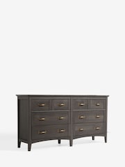 Dark Brown Oakham Oak Effect 8 Drawer Chest of Drawers - Image 8 of 10