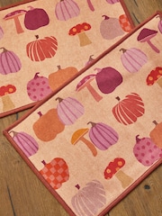 Set of 2 Orange Washable Pumpkin Doormats - Image 3 of 5
