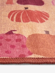 Set of 2 Orange Washable Pumpkin Doormats - Image 5 of 5