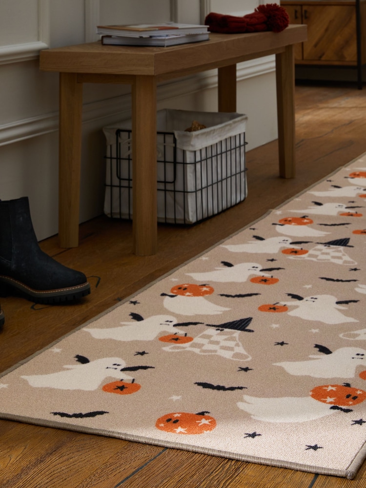 Grey Washable Halloween Runner - Image 2 of 5