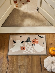 Grey Washable Halloween Doormat - Image 1 of 4