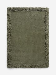Sage Green Fluffy Border Rug - Image 1 of 1