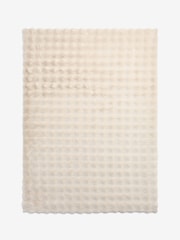 Cream Aspen Plush Faux Fur Rug - Image 1 of 1