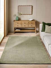 Green Florence Border Rug - Image 1 of 5
